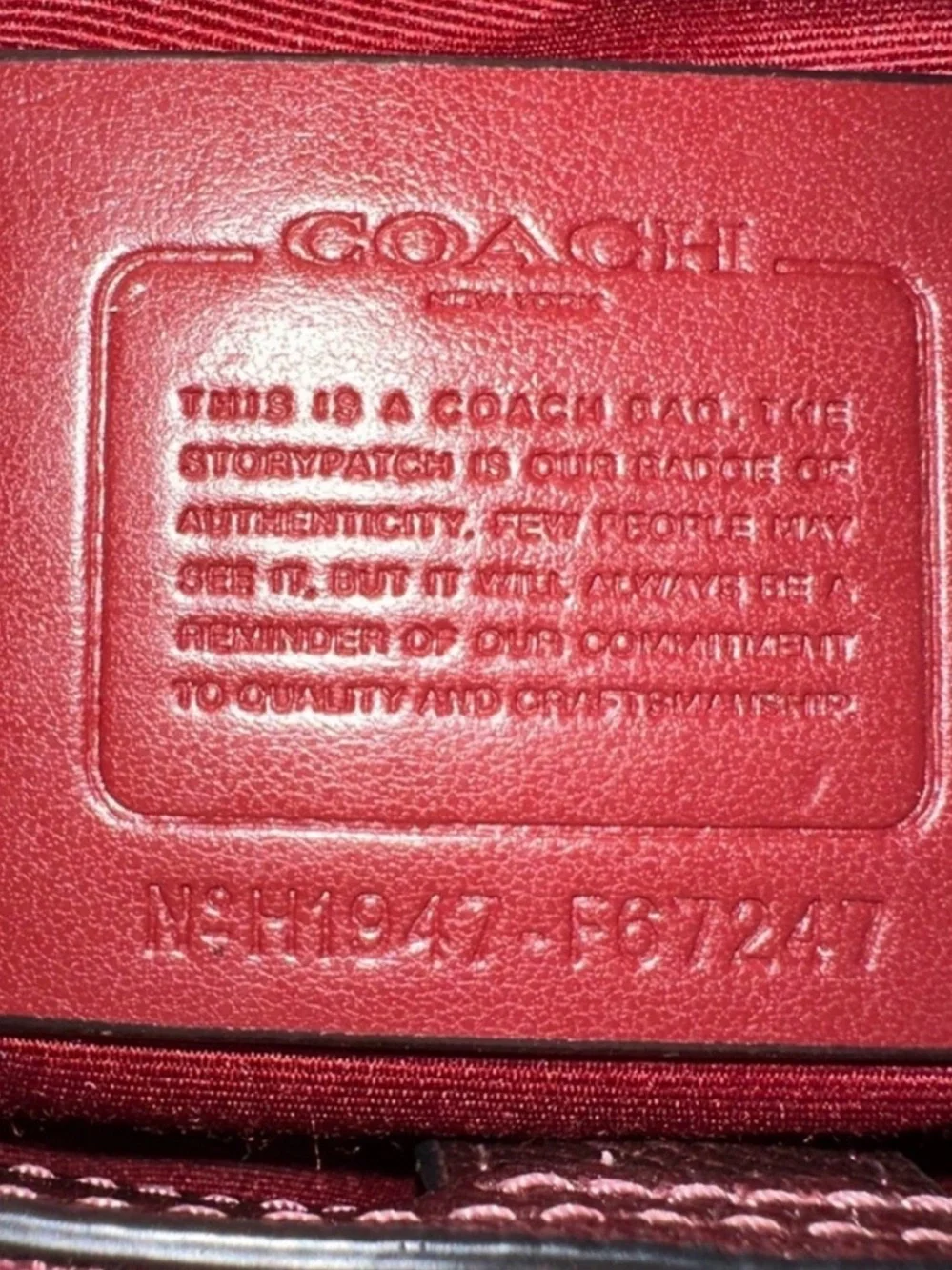 Coach Mini Surrey Satchel & Matching Wallet - Metallic Wine - F67242